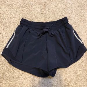 Navy lululemon shorts